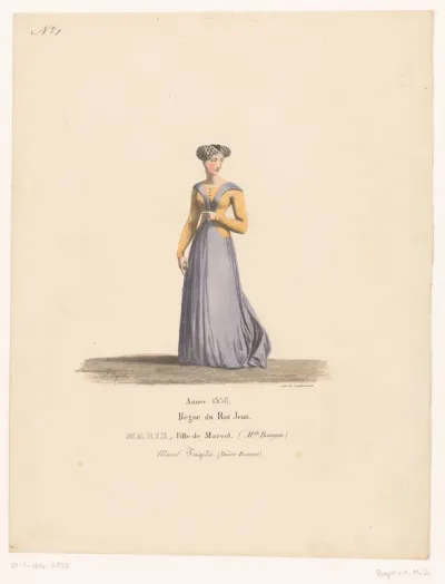 Kostuum van Marie Marcel uit de tragedie Marcel
