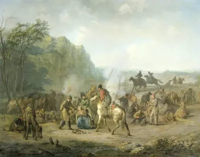 Kozakkennachtleger, 1813