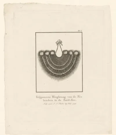 Kraag van de leider van de bewoners van de eilanden in de Grote Oceaan
