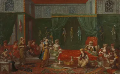 Kraamkamer van een voorname Turkse vrouw