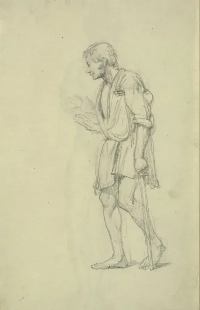 Krøbling. Figurstudier
