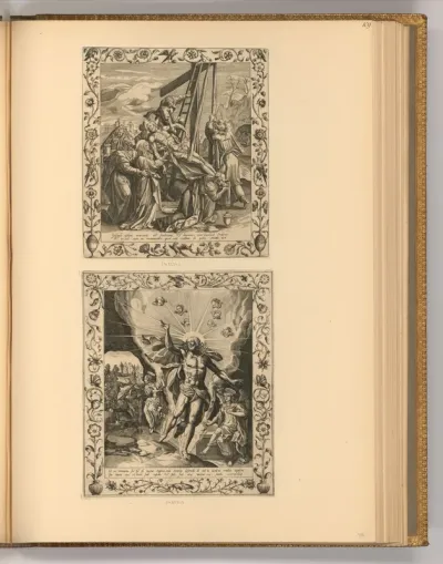Kreuzabnahme; Auferstehung Christi