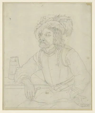 Krijgsman aan tafel