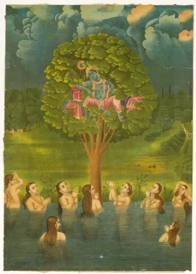 Krishna Steals the Clothes of the Gopis