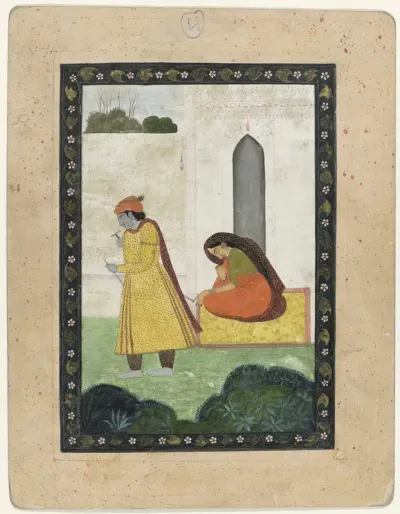 Krishna verlaat Radha