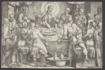 Kristus forudsiger Judas Iskariots forrådelse under den sidste nadver