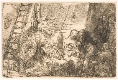 Kristus omskæres (i stalden)