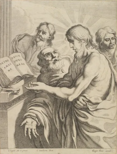 Kristus overrækker Peter nøglerne