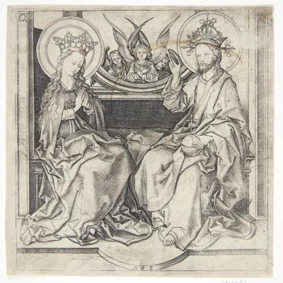 Kristus velsigner Jomfru Maria
