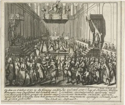 Kroning van George II, koning van Engeland