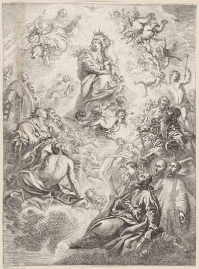 Kroning van Maria door het Christuskind