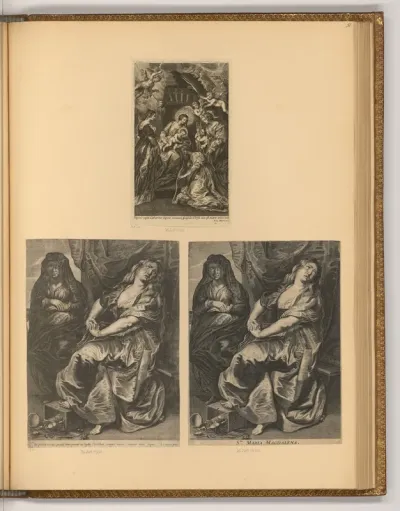 Krönung der hl. Katharina; Maria Magdalena