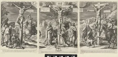 Kruisiging van Christus, linkerdeel