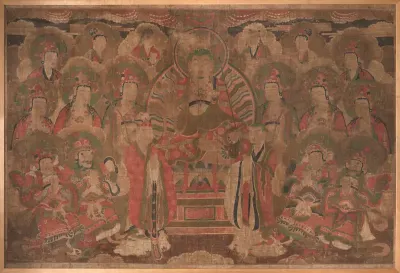 Ksitigarbha Bodhisattva with Assembly