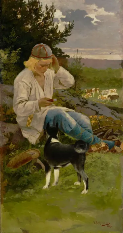 Kullervo with His Herds
