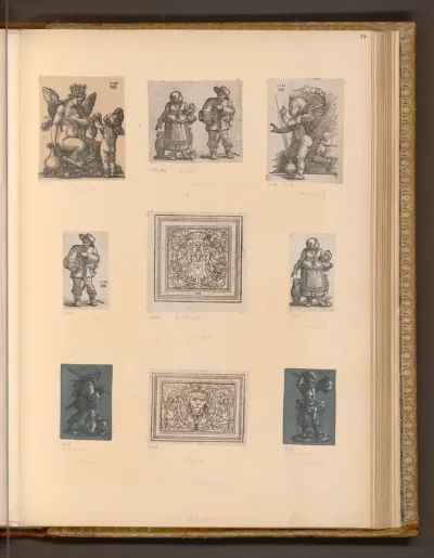 Kunstbüchlein; dekorative Entwürfe; Kartenspiel