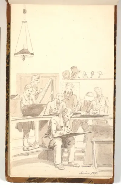 Kunstnere, der tegner