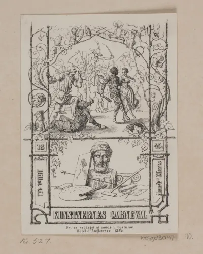 Kunstnernes Karneval 1845