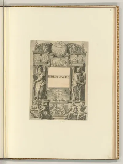 Kupfertitel "Biblia Sacra"