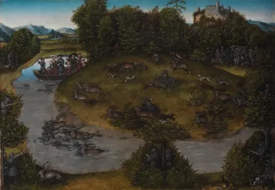 Kurfyrst Frederik den Vise (1463-1525) af Sachsens jagt