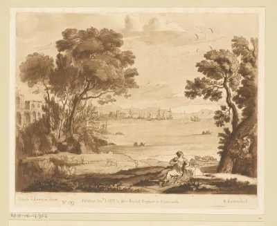 Kust van Naxos met Bacchus en Ariadne