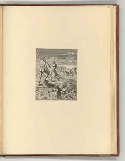 Küstenlandschaft mit Pelops und Poseidon