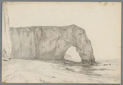 Kustlandschap bij Etretat