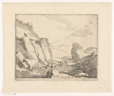 Kustlandschap met rotsen