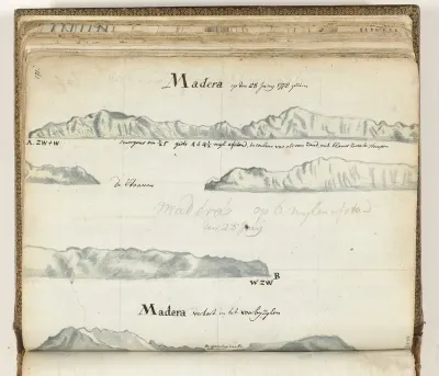 Kustprofiel van Madeira