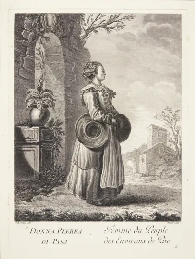 Kvinde fra Pisa (Femme du Peuple des Environs de Pise)