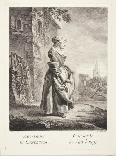 Kvinde fra Savoyen (Savoyarde de Lanebourg)