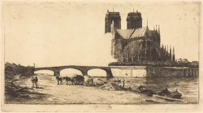 L'abside de Notre-Dame de Paris (The Apse ofthe Cathedral of Notre-Dame, Paris)