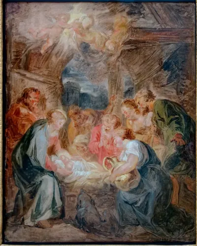 L'adoration des bergers