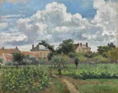 L'allée des vignes à Pontoise