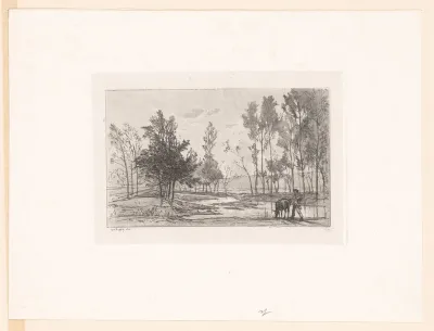 L'âne à l'abreuvoir