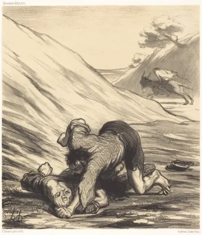 L'Ane et les deux voleurs