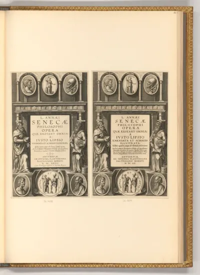 L. Annæi / Senecæ / Philosophi / opera [...] (Titelblatt)