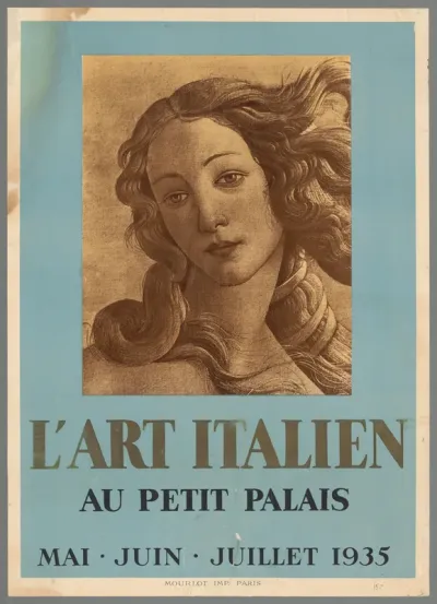 L'art Italien en petit palais mai, juin, juillet 1935