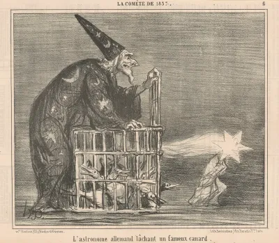 L'astronome allemand lachant un ... Canard