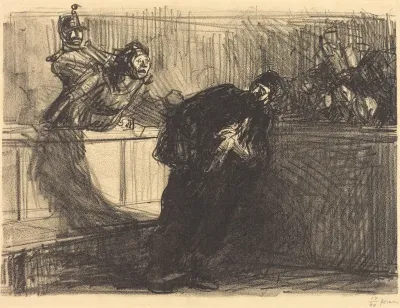 L'avocat invectivé (The Lawyer Abused)
