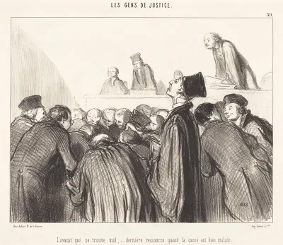 L'Avocat que se trouve mal