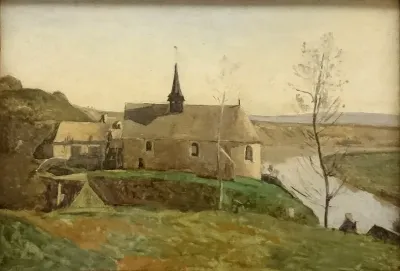 L'Église de Rolleboise, près de Mantes