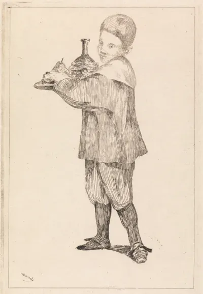 L'Enfant portant un plateau
