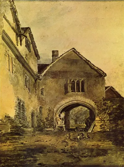 L'Entrée d'un manoir