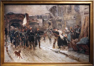 L'Entrée des parlementaires allemands à Belfort