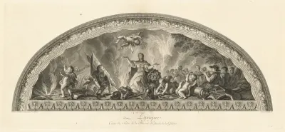 L'Espagne Cintre du Salon de la Paix sur l'Arcade de la Galerie (Spain, Center of the Salon of Peace in the Gallery's Arcade) [pl. 47]