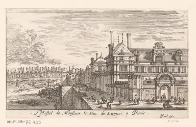 L'Hostel de Monsieur le Duc de Luynes a Paris