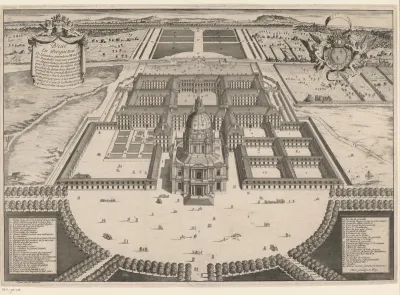 l'Hôtel des Invalides van af de Boulevard Vaugirard