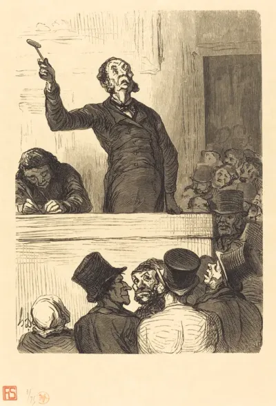 L'Hotel des ventes: le Commissaire-priseur