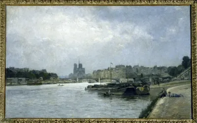L'île de la Cité et l'île Saint-Louis, vues du pont d'Austerlitz